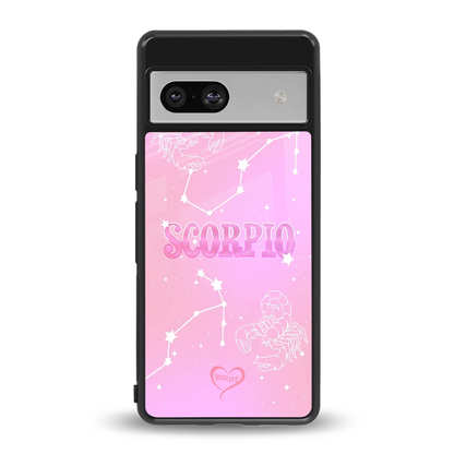 Scorpio Aura back phone cover | glass case for google pixel 7
