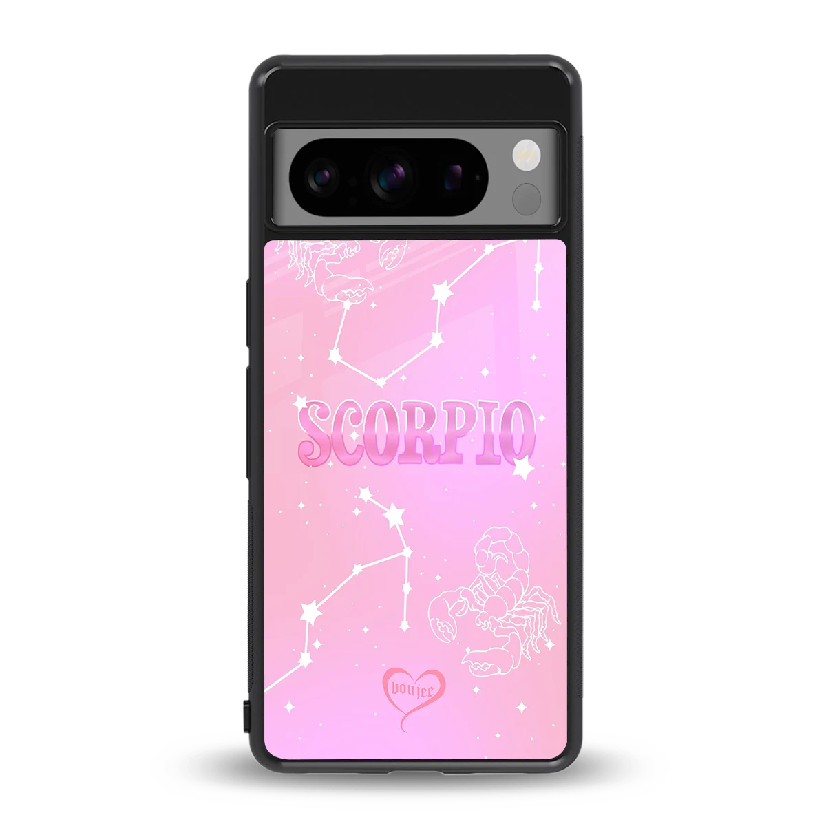 Scorpio Aura back phone cover | glass case for google pixel 8 pro