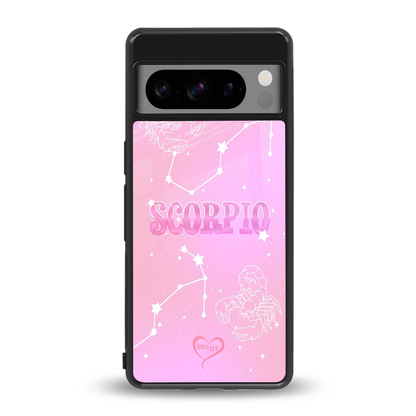 Scorpio Aura back phone cover | glass case for google pixel 8 pro