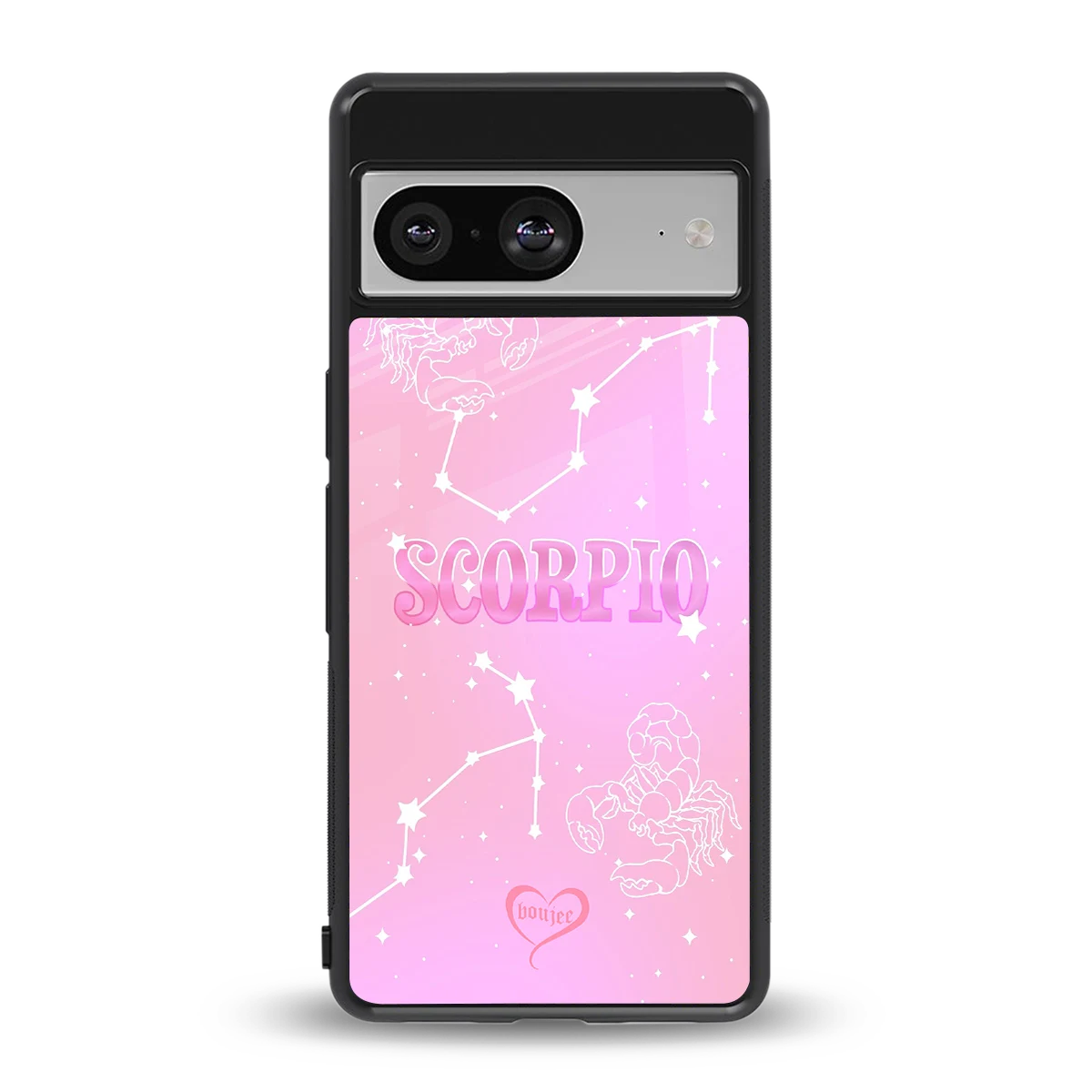 Scorpio Aura back phone cover | glass case for google pixel 8