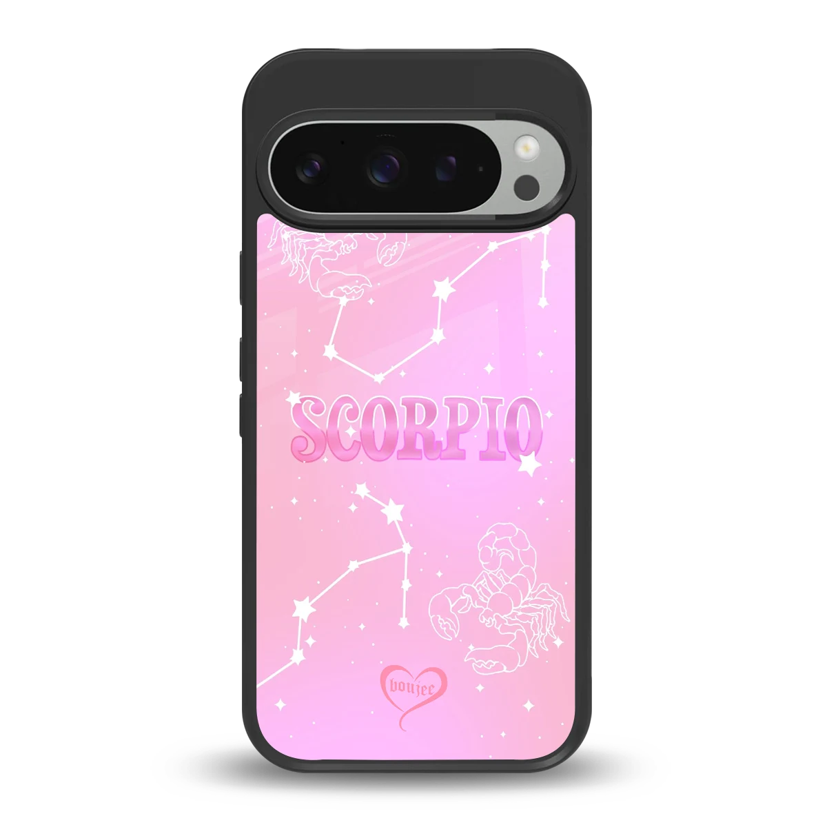 Scorpio Aura back phone cover | glass case for google pixel 9 pro