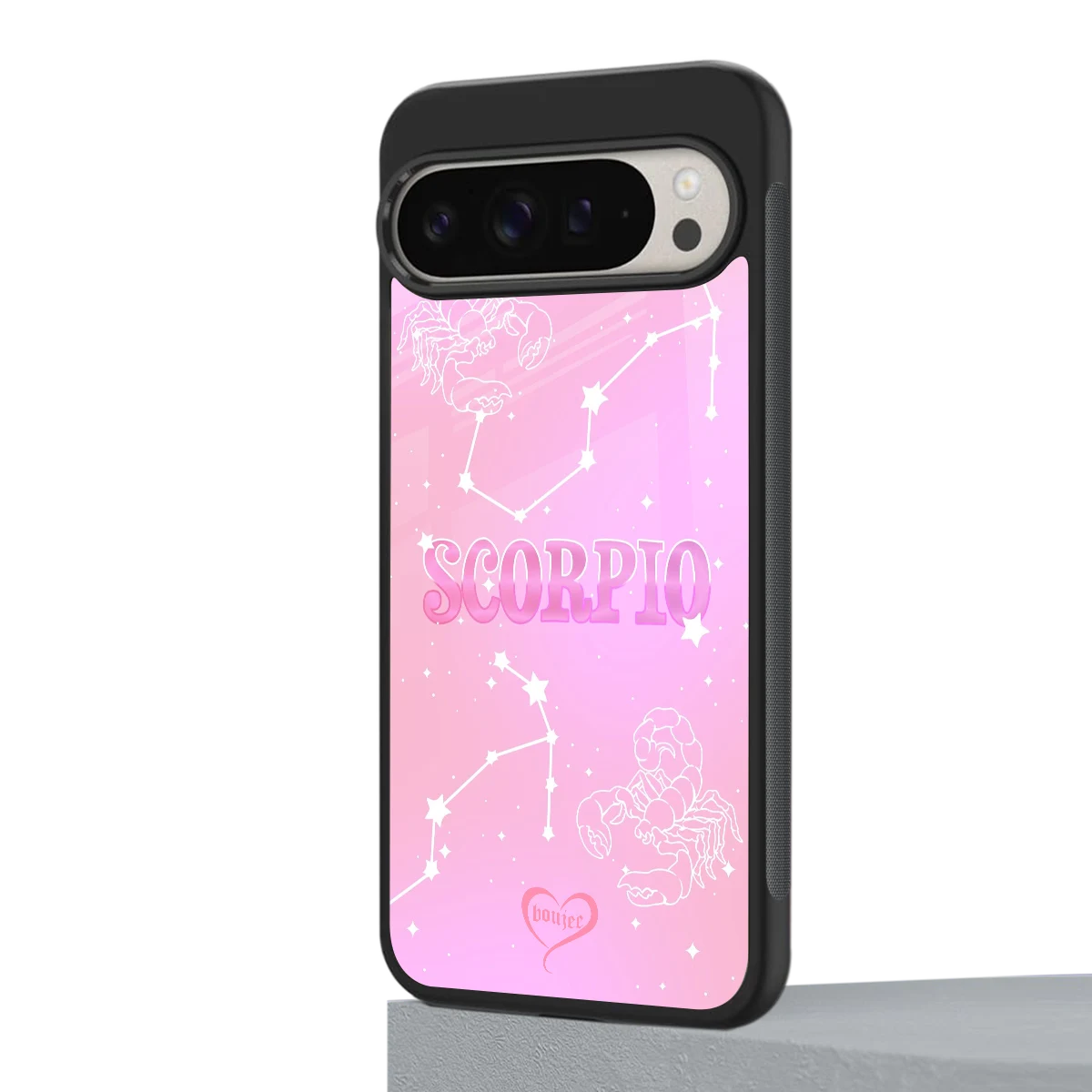 Scorpio Aura google pixel 9 pro mobile cover | shockproof glass phone case