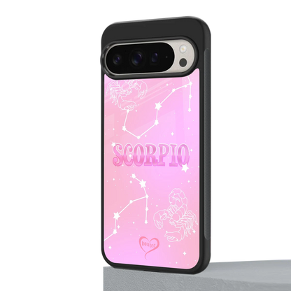 Scorpio Aura google pixel 9 pro mobile cover | shockproof glass phone case