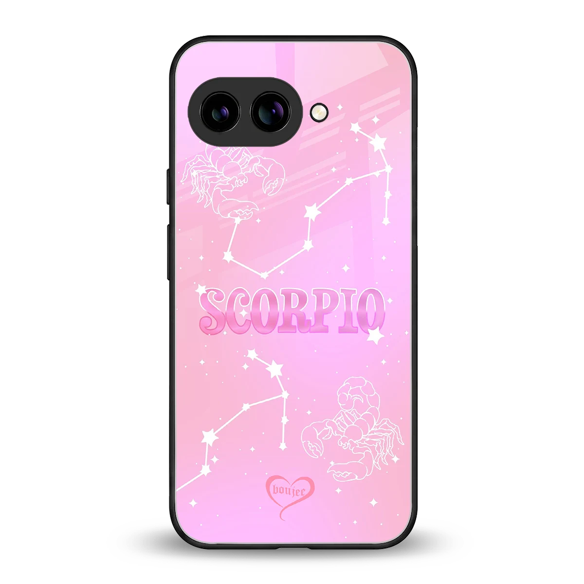 Scorpio Aura back phone cover | glass case for google pixel 10a