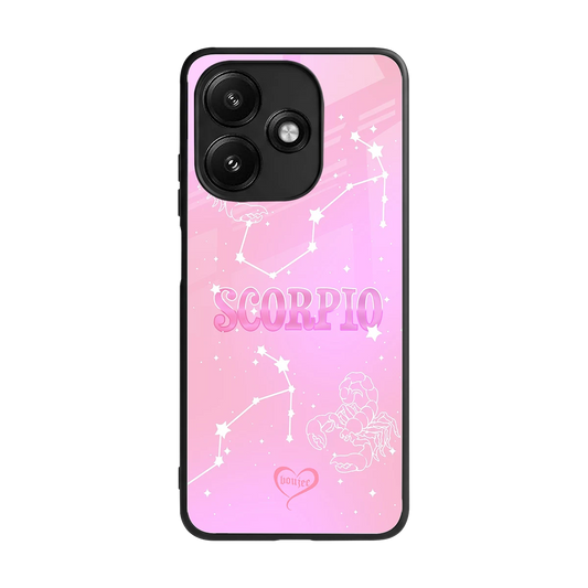 Scorpio Aura back phone cover | glass case for redmi 12 5g