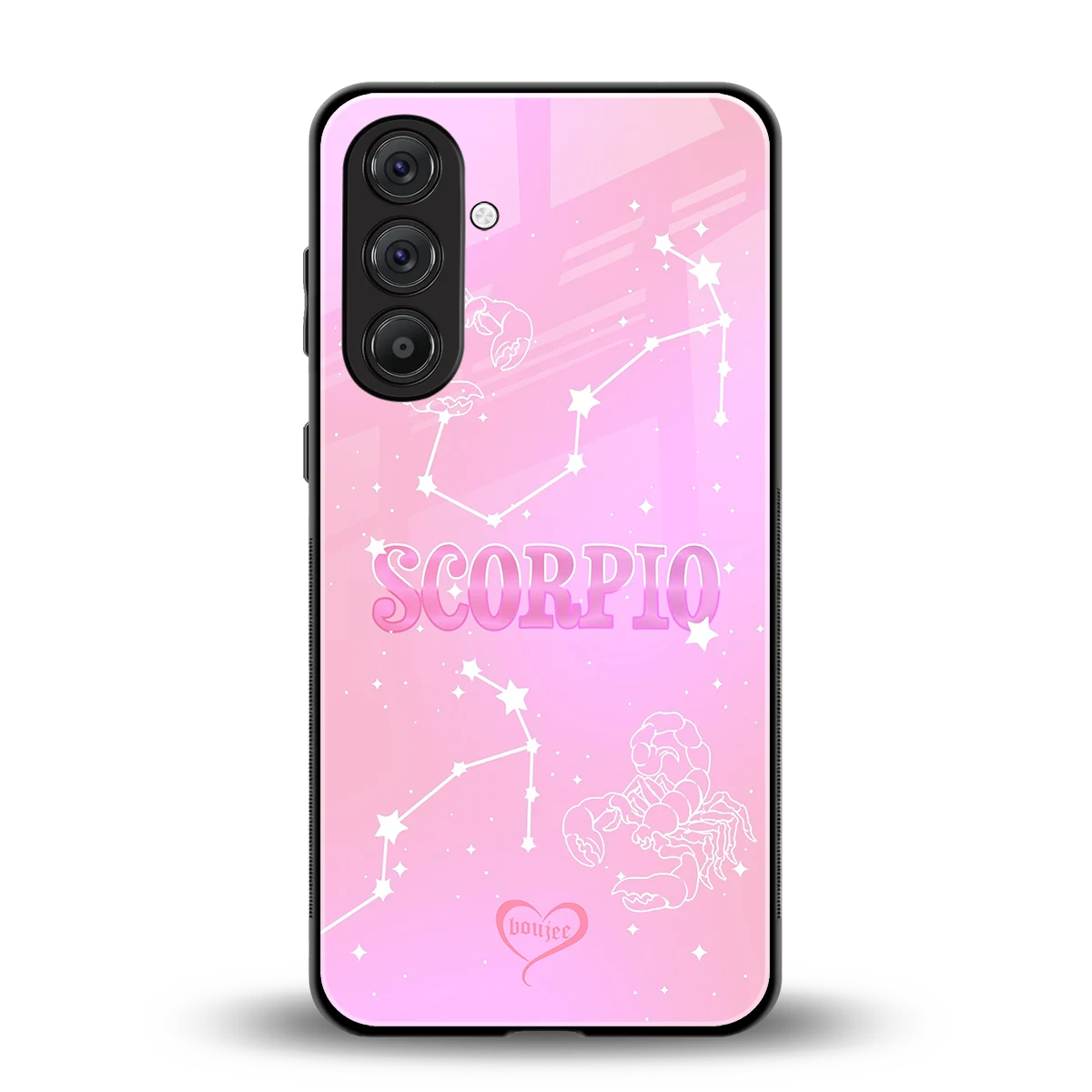 Scorpio Aura back phone cover | glass case for samsung galaxy a36 5g