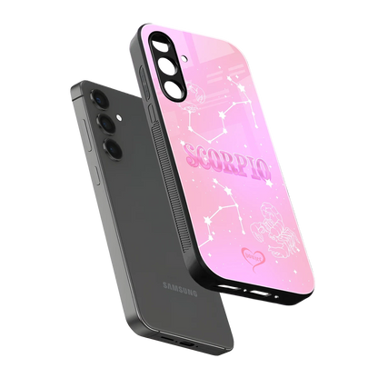 Scorpio Aura sleek samsung galaxy a14 5g cover with tempered glass back and TPU edges