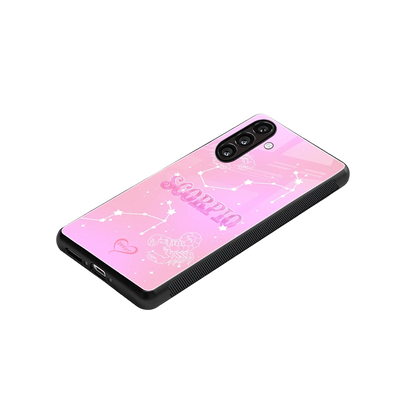Scorpio Aura stylish phone case for samsung galaxy a17 5g | glossy glass and slim fit