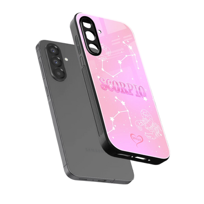 Scorpio Aura sleek samsung galaxy a36 5g cover with tempered glass back and TPU edges