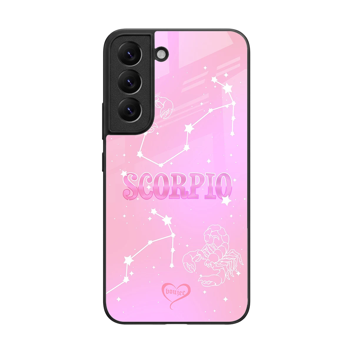 Scorpio Aura back phone cover | glass case for samsung galaxy s22