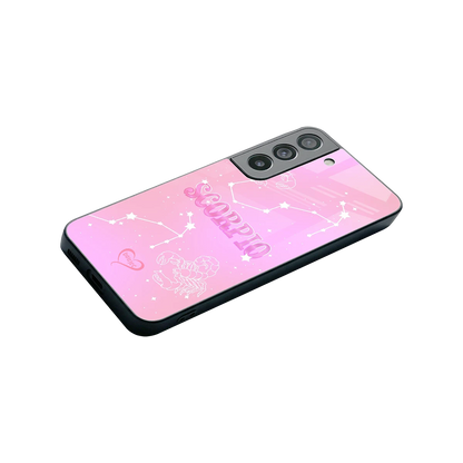 Scorpio Aura stylish phone case for samsung galaxy s22 | glossy glass and slim fit