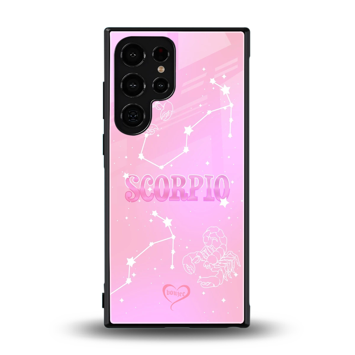 Scorpio Aura back phone cover | glass case for samsung galaxy s24 ultra