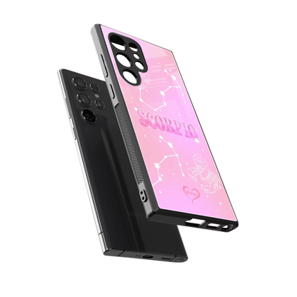 Scorpio Aura sleek samsung galaxy s23 ultra cover with tempered glass back and TPU edges