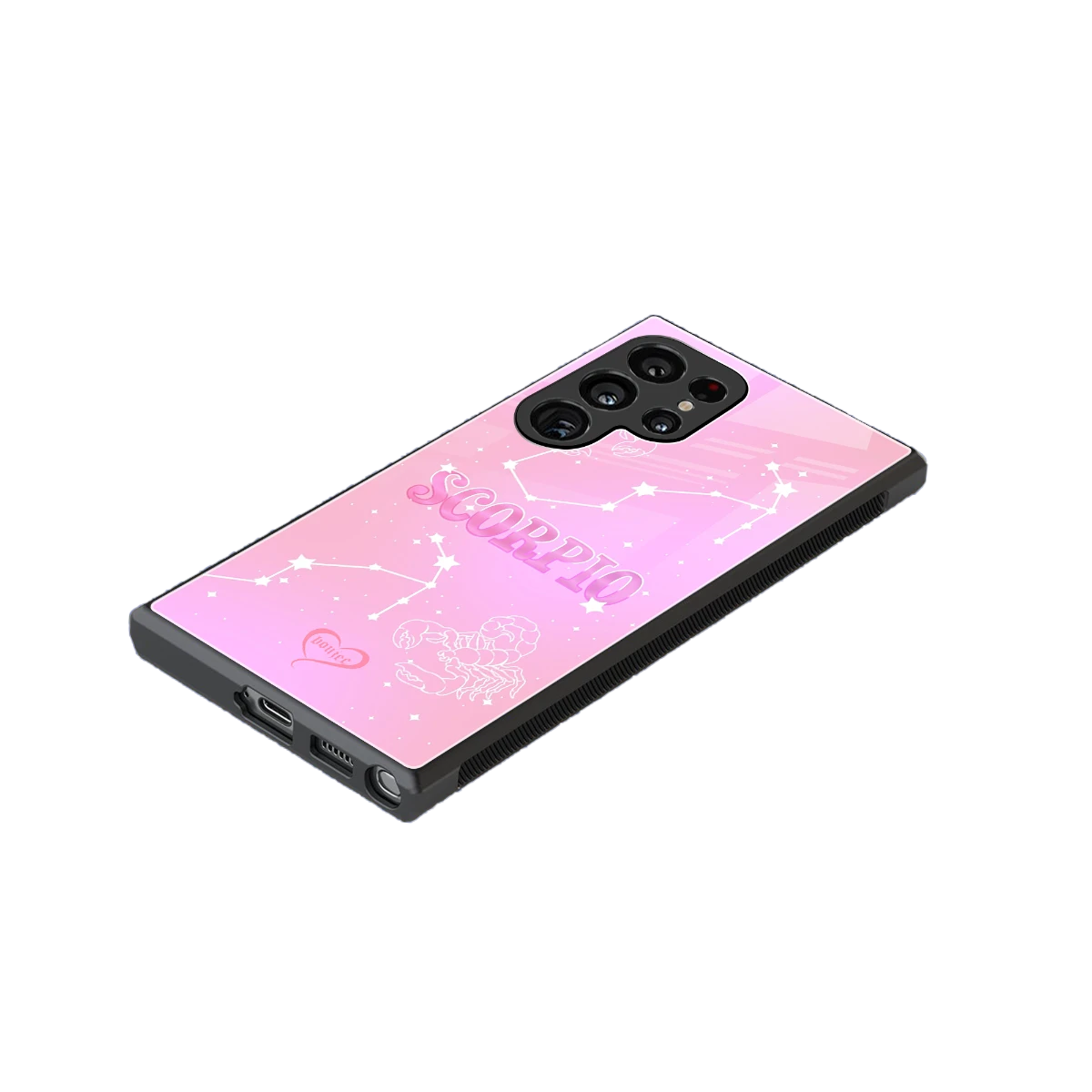 Scorpio Aura stylish phone case for samsung galaxy s23 ultra | glossy glass and slim fit