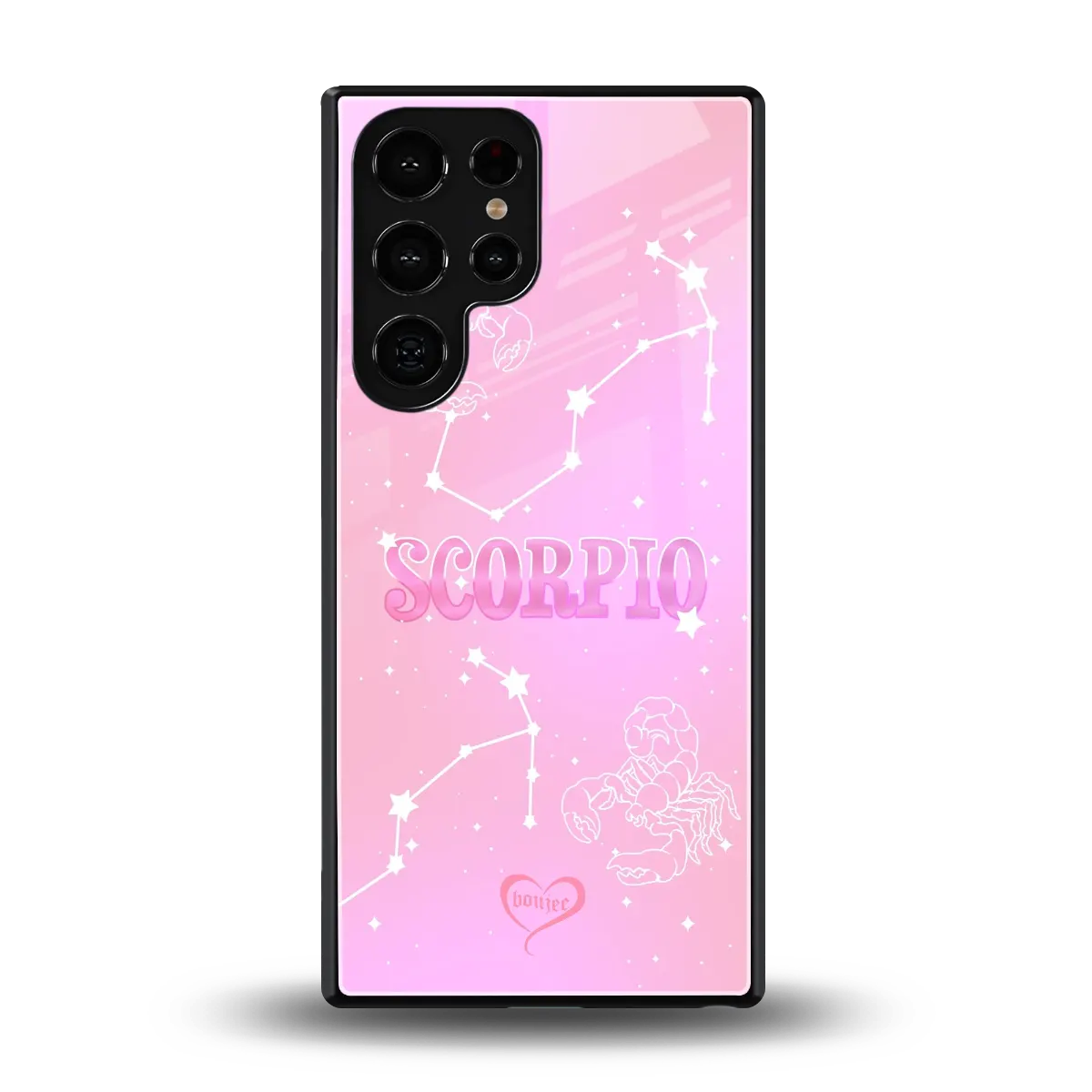 Scorpio Aura back phone cover | glass case for samsung galaxy s25 ultra