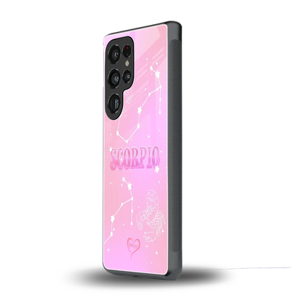 Scorpio Aura samsung galaxy s25 ultra mobile cover | shockproof glass phone case