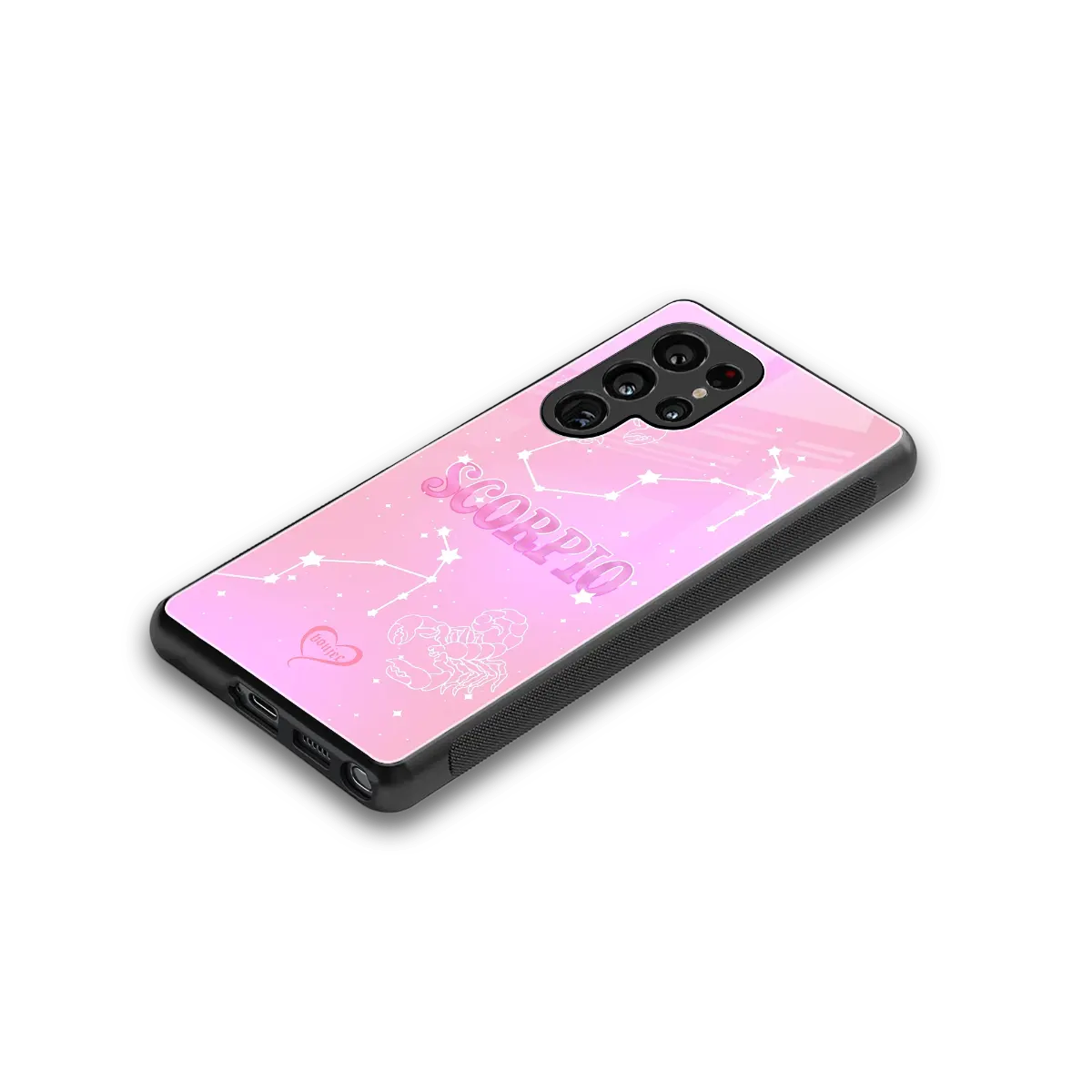 Scorpio Aura stylish phone case for samsung galaxy s25 ultra | glossy glass and slim fit