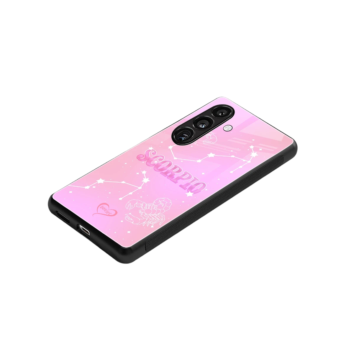 Scorpio Aura stylish phone case for samsung galaxy s26 | glossy glass and slim fit