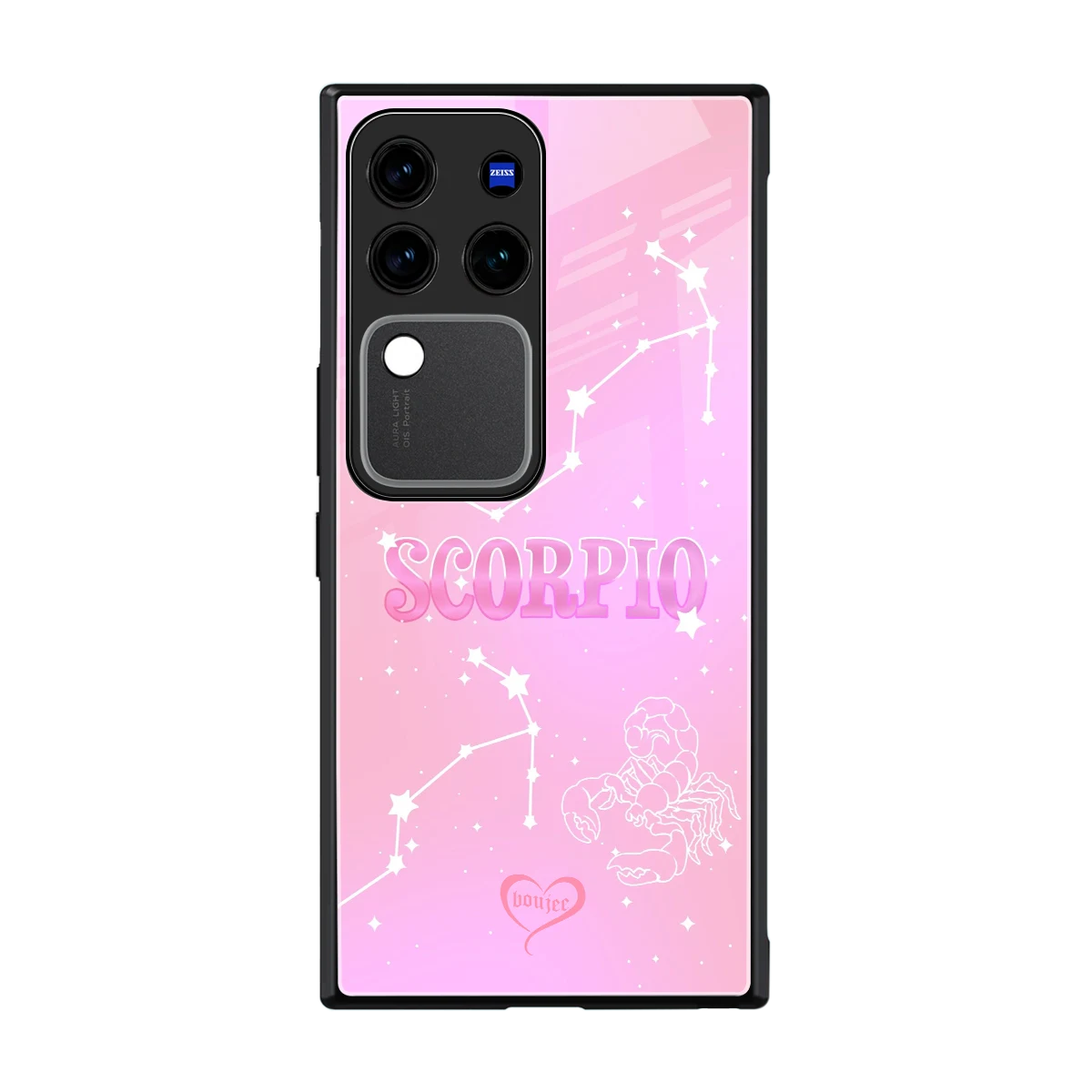 Scorpio Aura back phone cover | glass case forvivo v30 pro