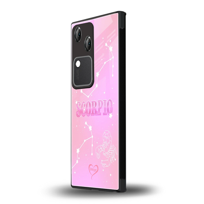 Scorpio Aura vivo v30 mobile cover | shockproof glass phone case
