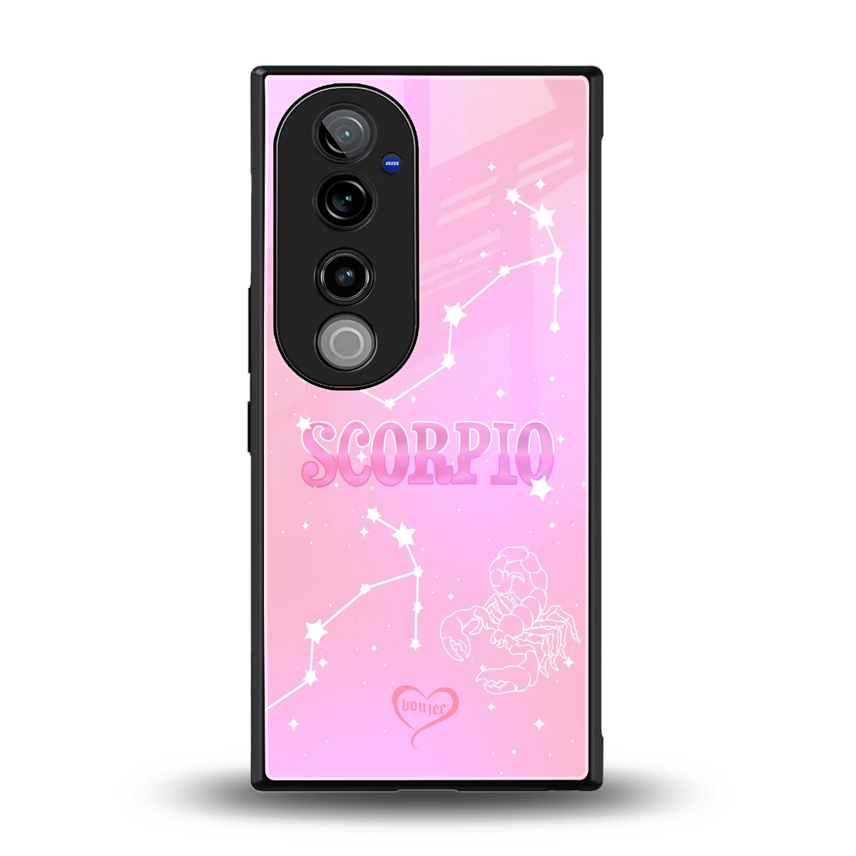 Scorpio Aura back phone cover | glass case for vivo v40 pro