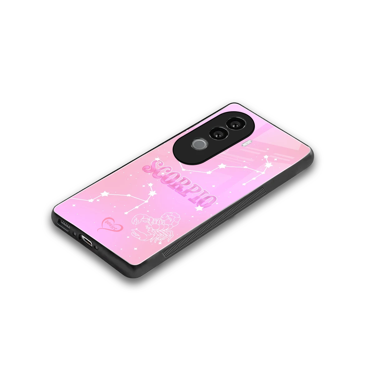 Scorpio Aura stylish phone case for vivo v40e | glossy glass and slim fit