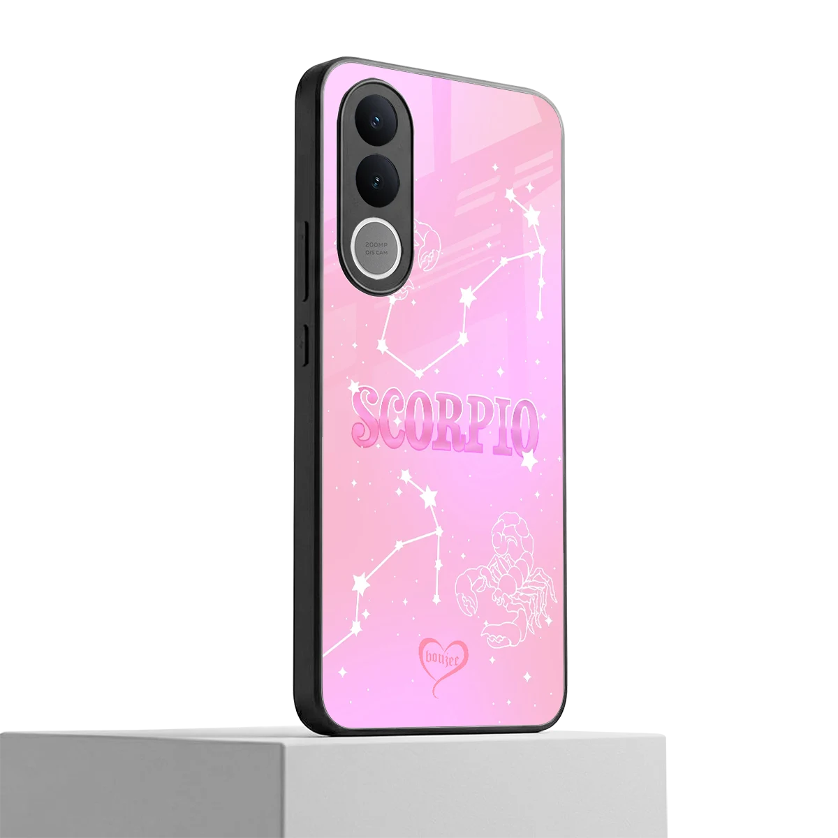 Scorpio Aura vivo v70 fe mobile cover | shockproof glass phone case