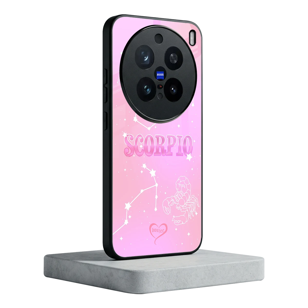 Scorpio Aura vivo x200 pro mobile cover | shockproof glass phone case