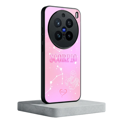 Scorpio Aura vivo x200 pro mobile cover | shockproof glass phone case
