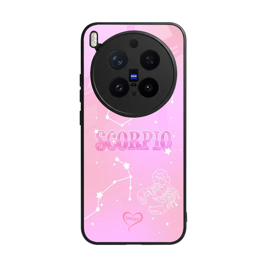 Scorpio Aura back phone cover | glass case for vivo x300 pro