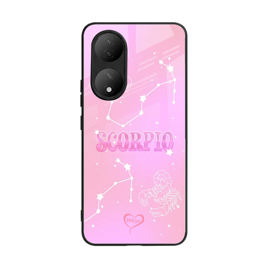 Scorpio Aura back phone cover | glass case for Vivo-y100