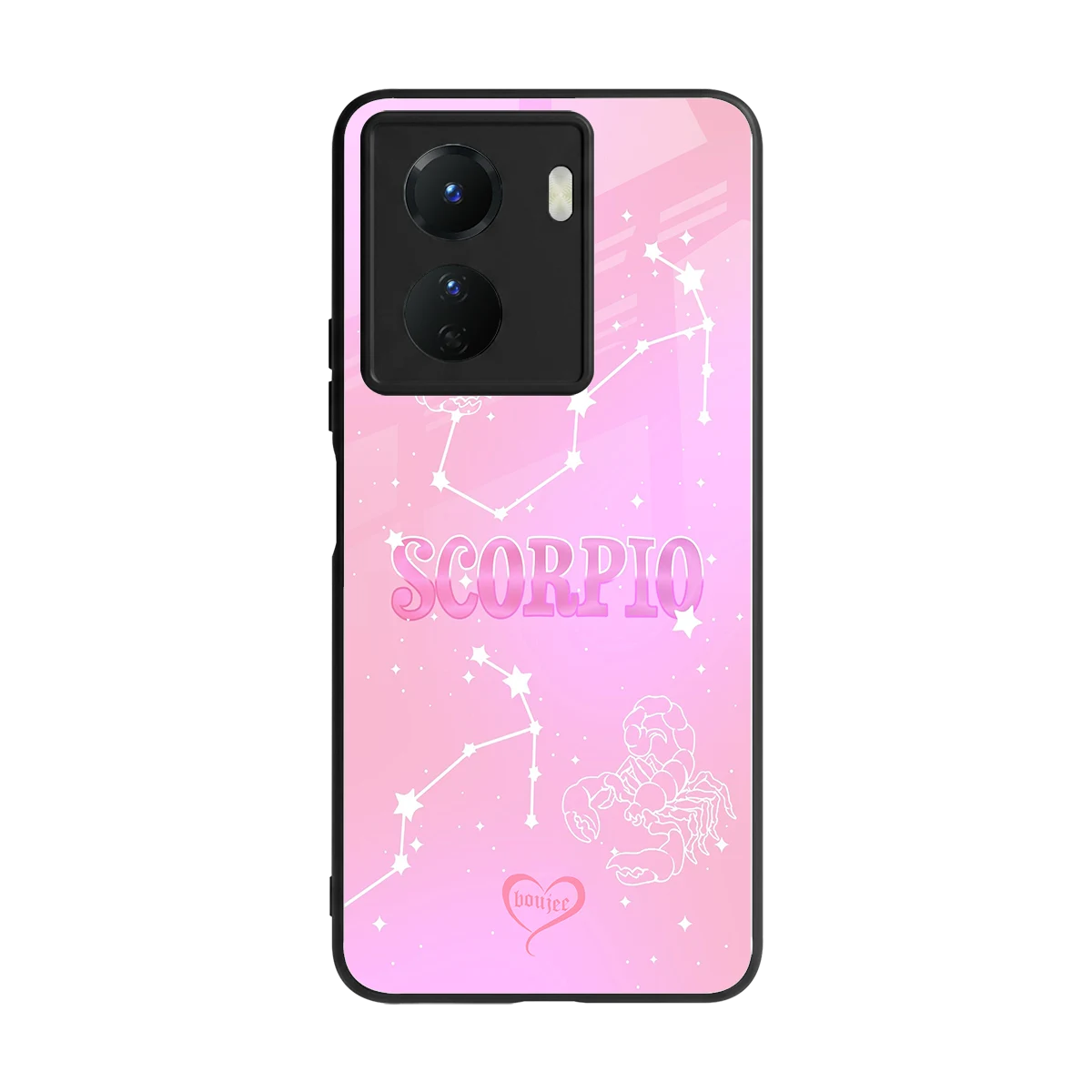 Scorpio Aura back phone cover | glass case for vivo y16
