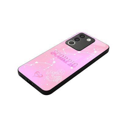Scorpio Aura stylish phone case for vivo y200 5g | glossy glass and slim fit