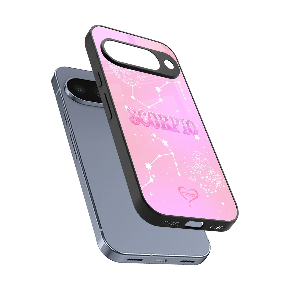 Scorpio Aura sleek google pixel 10 cover with tempered glass back and TPU edges