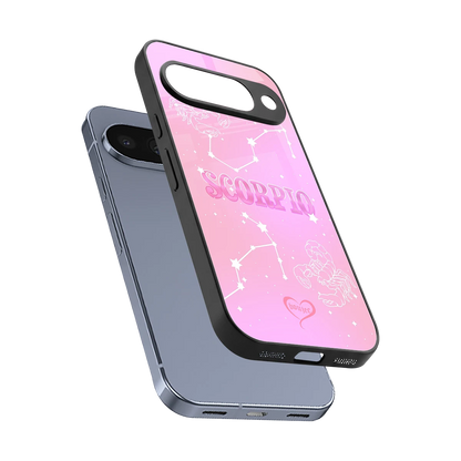 Scorpio Aura sleek google pixel 10 cover with tempered glass back and TPU edges
