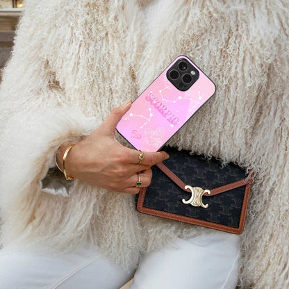 Scorpio Aura Phone Case for Iphone 16 | Glass Case