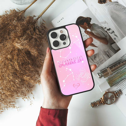 Scorpio Aura Phone Case for Iphone 16 | Glass Case