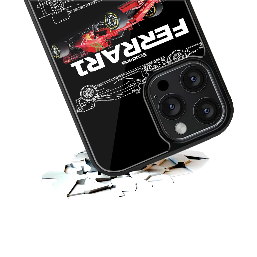 Durable Glass Back Mobile Case for iPhone, Samsung, OnePlus, Google Pixel, Redmi, Vivo, Oppo