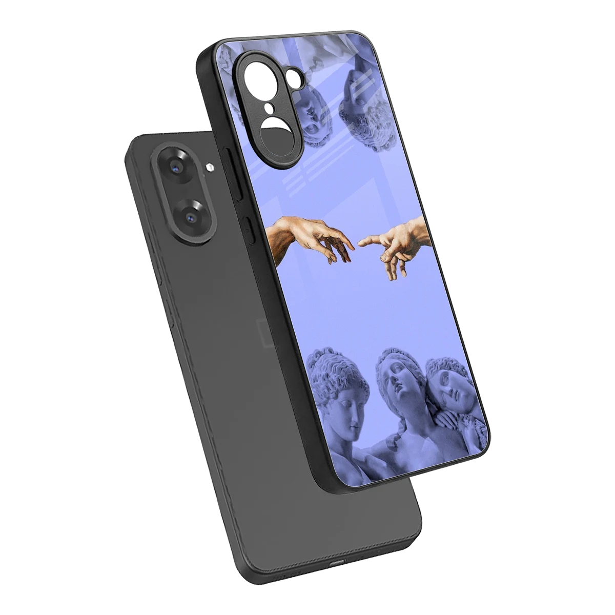 Sculpted Elegance sleek oneplus nord ce5 5g cover with tempered glass back and TPU edges