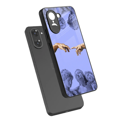 Sculpted Elegance sleek oneplus nord ce5 5g cover with tempered glass back and TPU edges