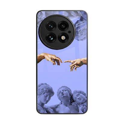 Sculpted Elegance back phone cover | glass case for oneplus 13