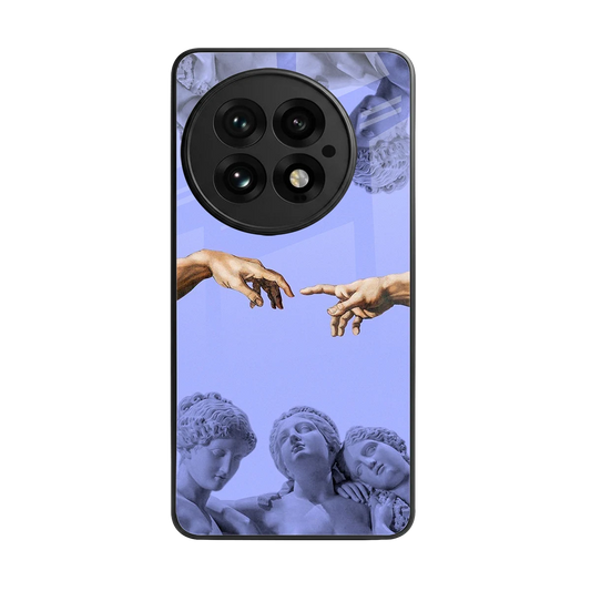 Sculpted Elegance back phone cover | glass case for oneplus 13