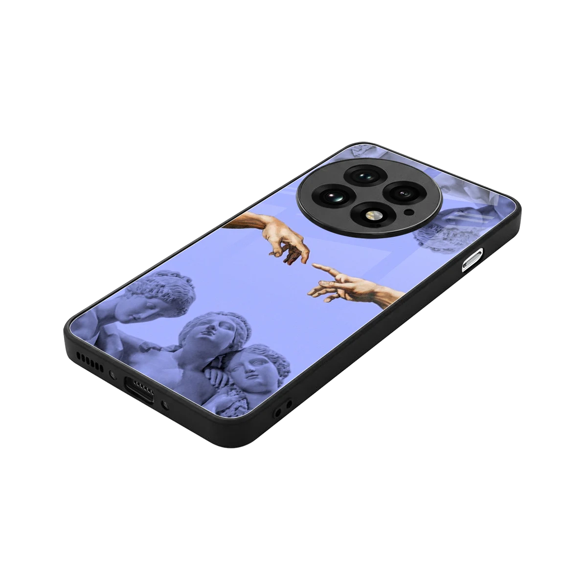 Sculpted Elegance stylish phone case for oneplus 13 | glossy glass and slim fit