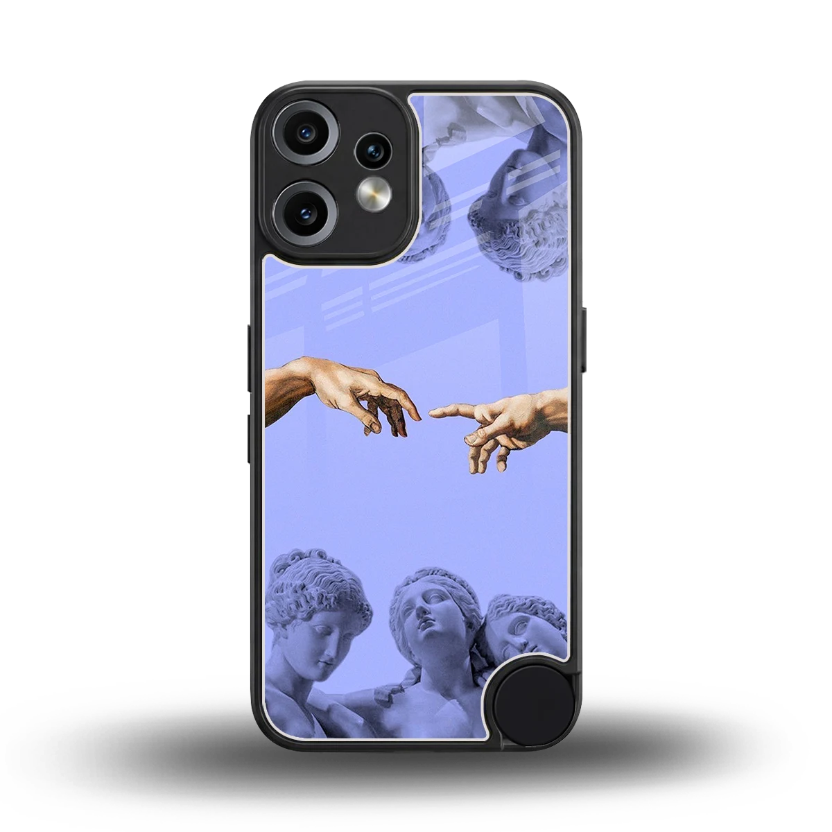 Sculpted Elegance back phone cover | glass case for cmf nothing phone 2 pro