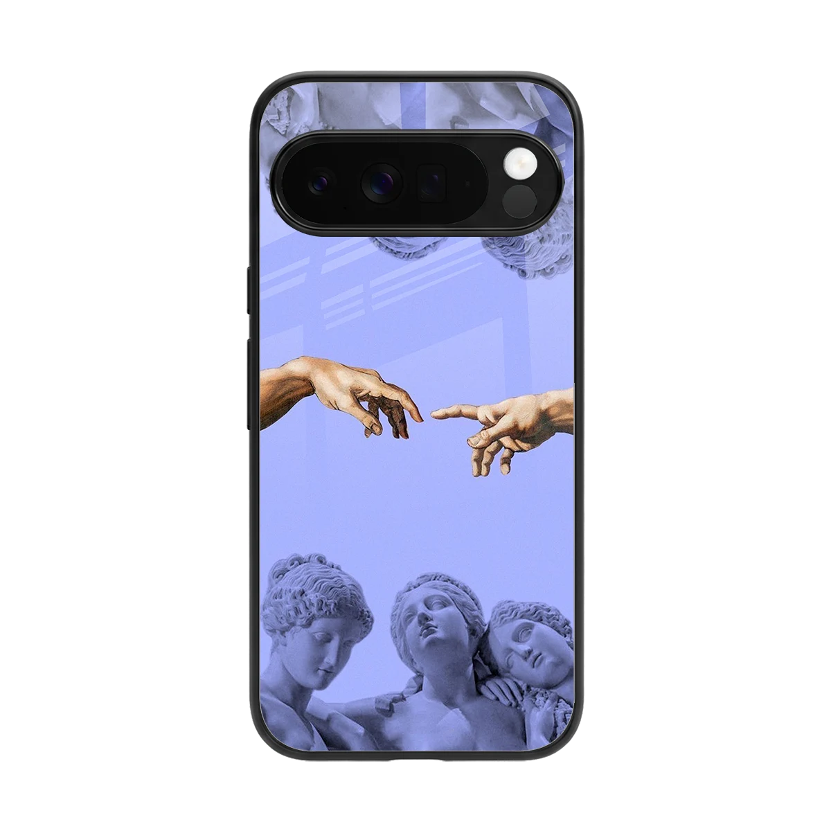 Sculpted Elegance back phone cover | glass case for google pixel 10 pro xl