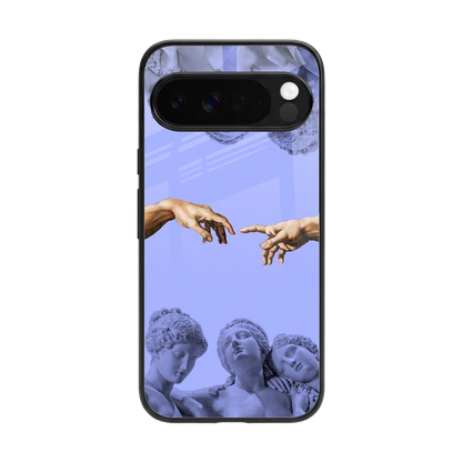 Sculpted Elegance back phone cover | glass case for google pixel 10 pro xl
