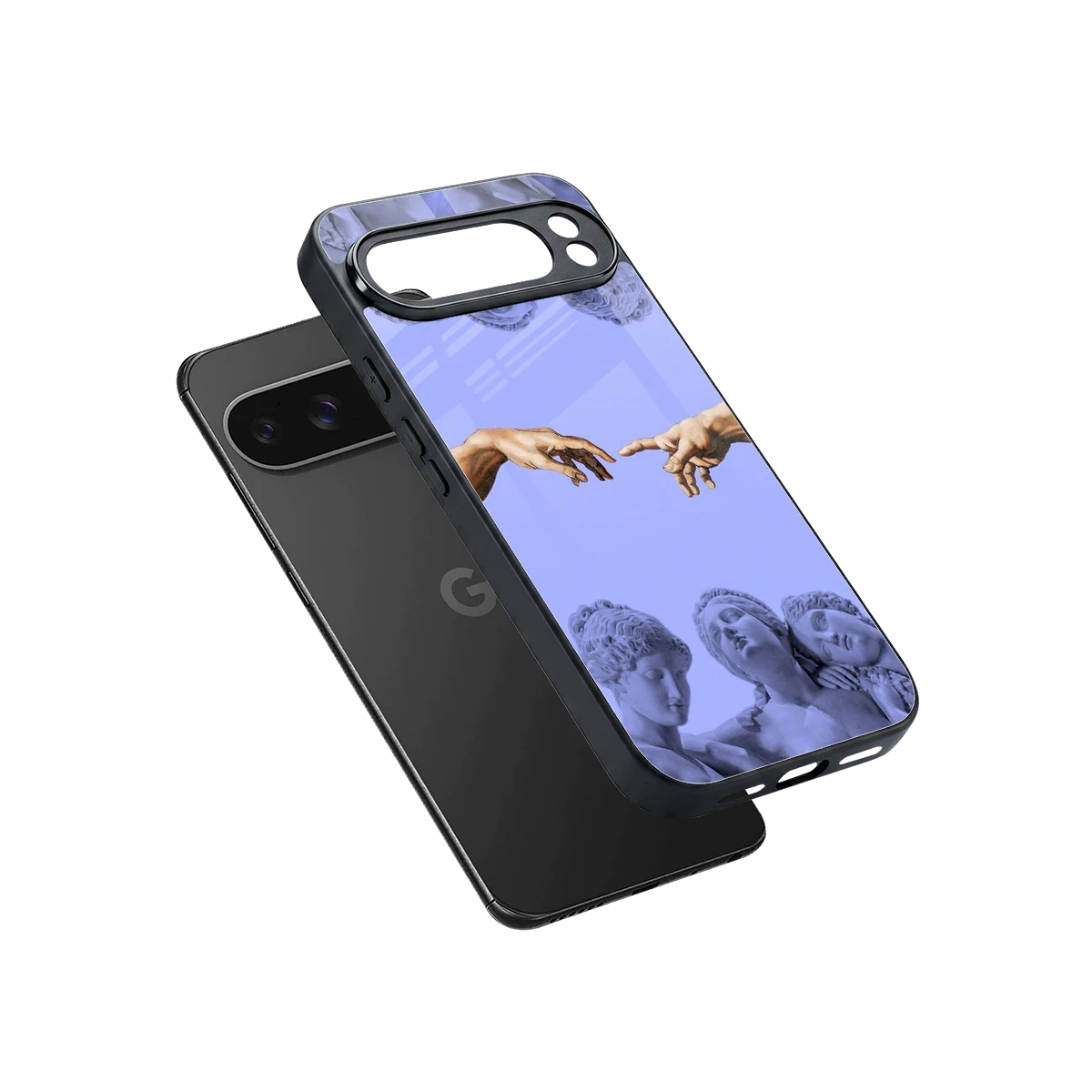 Sculpted Elegance sleek google pixel 10 pro xl cover with tempered glass back and TPU edges