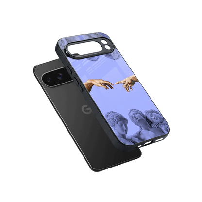 Sculpted Elegance sleek google pixel 10 pro xl cover with tempered glass back and TPU edges
