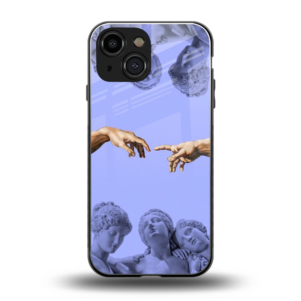 Sculpted Elegance back phone cover | glass case for iphone 12 mini