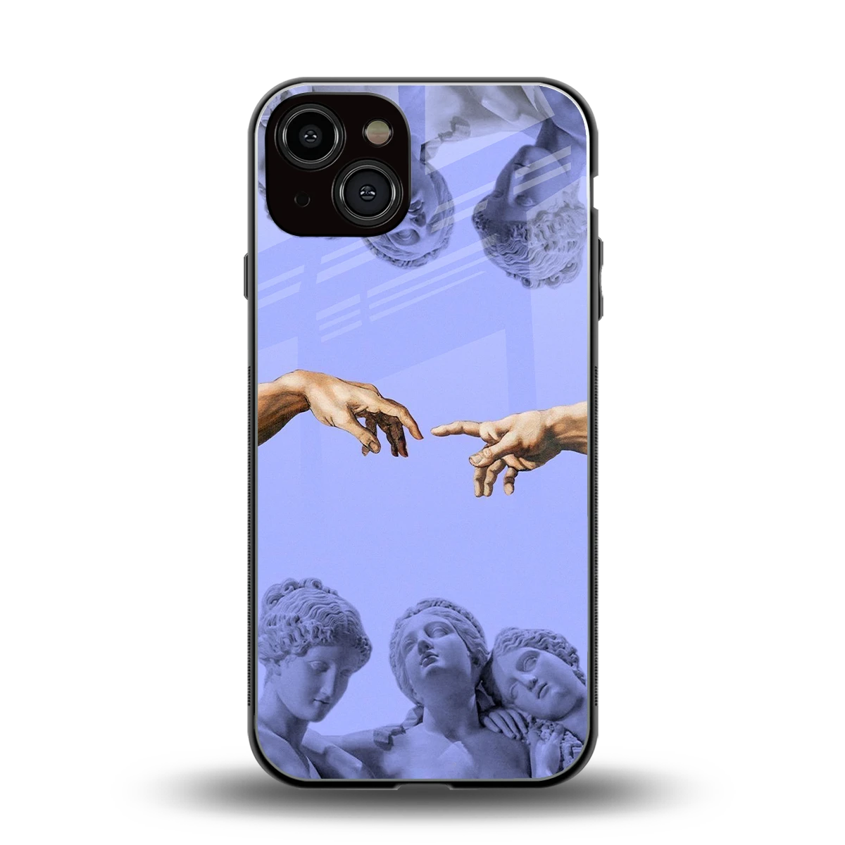 Sculpted Elegance back phone cover | glass case for iphone 13